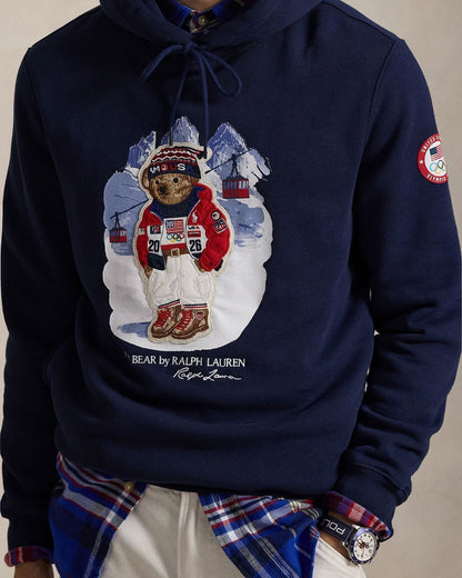 Sudadera con capucha del Polo Bear del equipo masculino de EE. UU.
