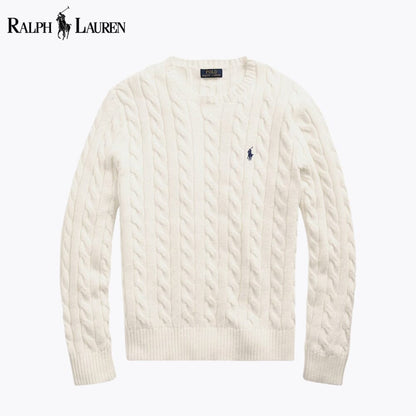 Men's Cable-Knit Cotton Jumper