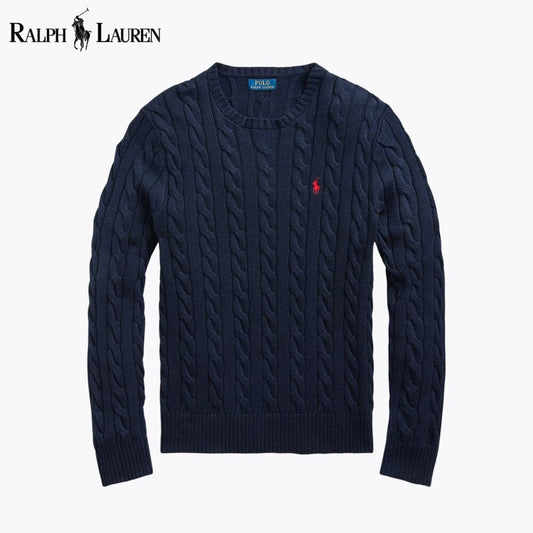 Jersey de algodón trenzado para hombre