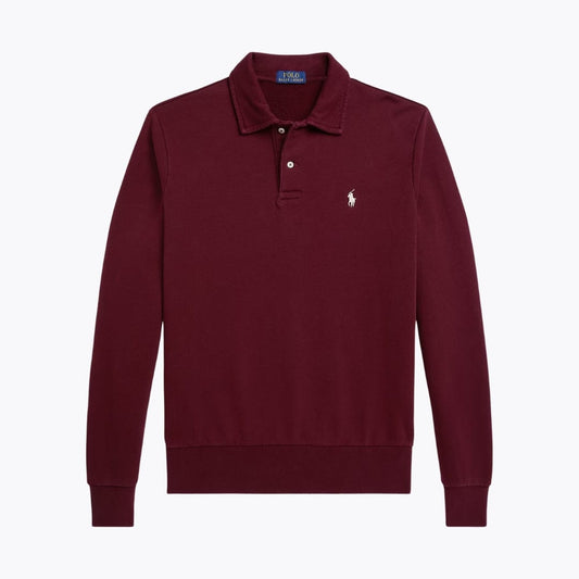 Sudadera con cuello de felpa perchada para hombre