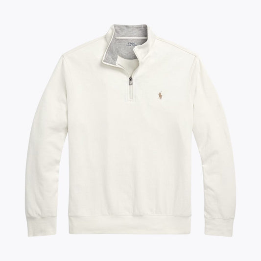Jersey de lujo con cremallera de cuarto para hombre