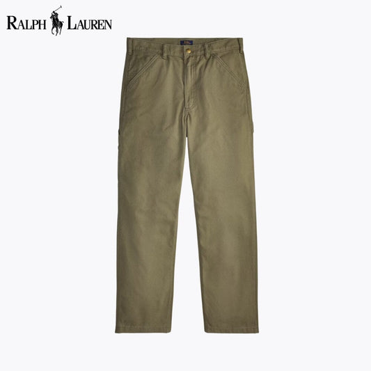 Salopette en toile de polo coupe charpentier pour homme