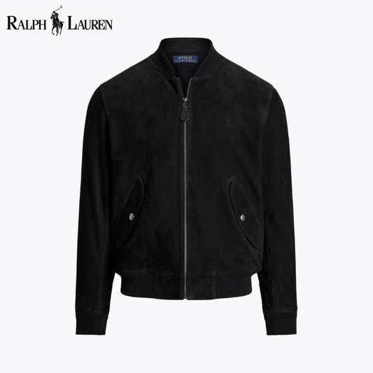 Men's Suede Bomber Jacket