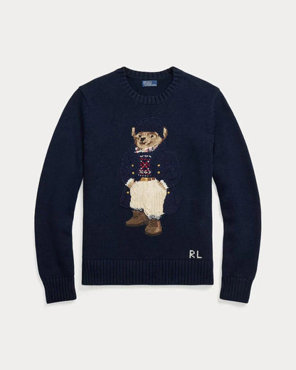 Conjunto para hombre 3 estilos RL Polo Bear Suéter Conjunto YANKEES